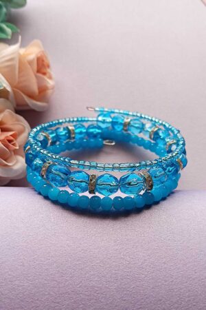 Arctic Bliss Beaded Wrap Bracelet