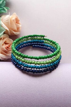 Lagoon Bliss Beaded Wrap Bracelet