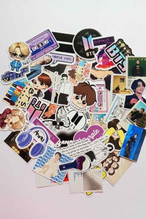 BTS Die Cut Stickers 46 pieces