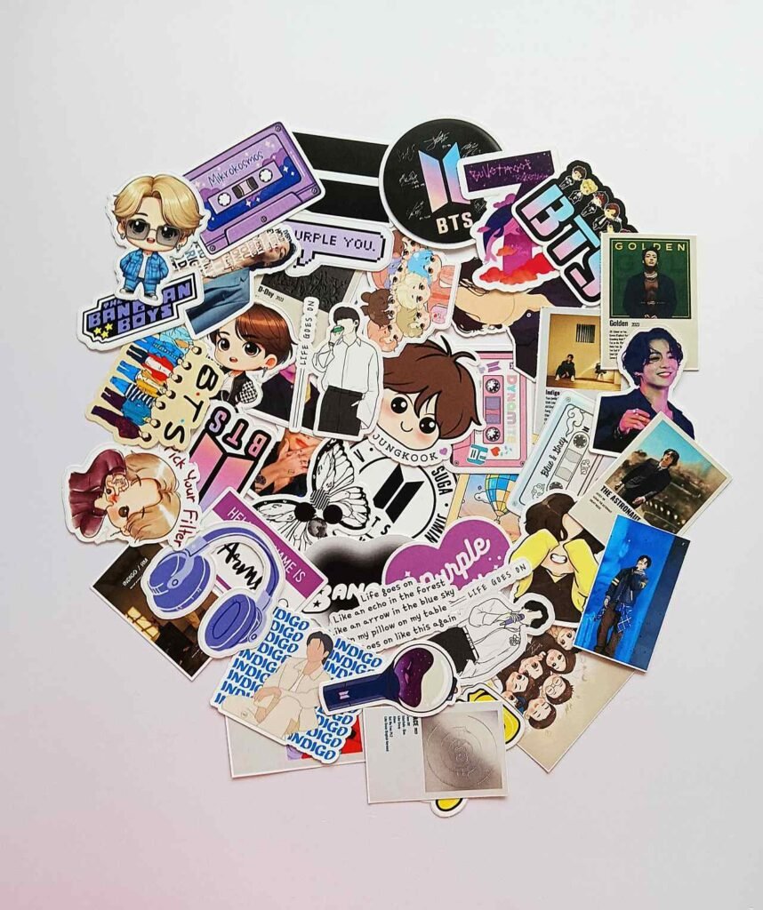 BTS Stickers 46 pieces Die Cut