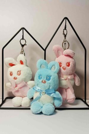Rabbit Plush Keychain Bag Charm