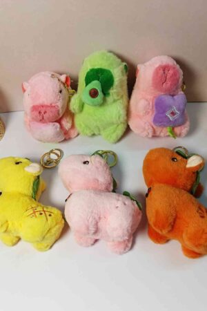 Capybara Plush Keychain Bag Charm