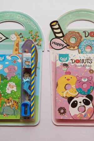 Stationery Gift Sets-Jungle and Donuts