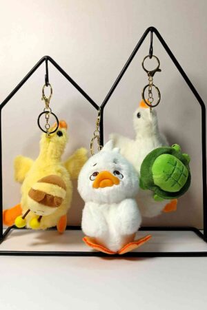 Duck Plush Keychain Bag Charm