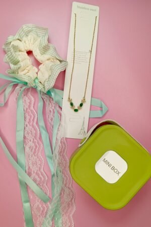 Tulip Necklace Set: Anti-tarnish Crystal Floral Jewellery Set