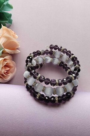 Cosmic Harmony Beaded Wrap Bracelet