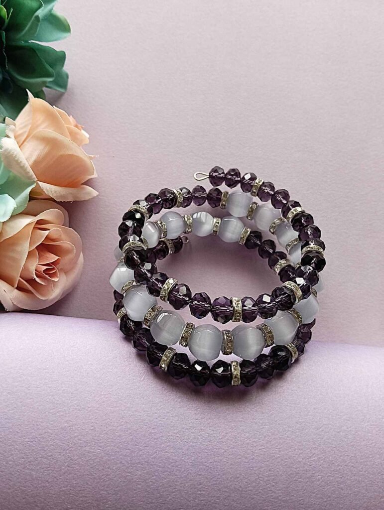 Cosmic Harmony Beaded Wrap Bracelet