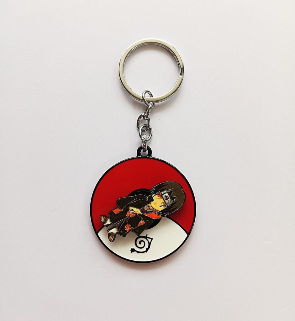 Itachi Leaf Village Spinning Metal Keychain Bag charms
