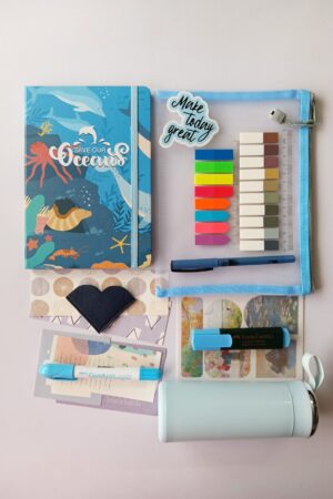 Blue Dolphins Stationery Set