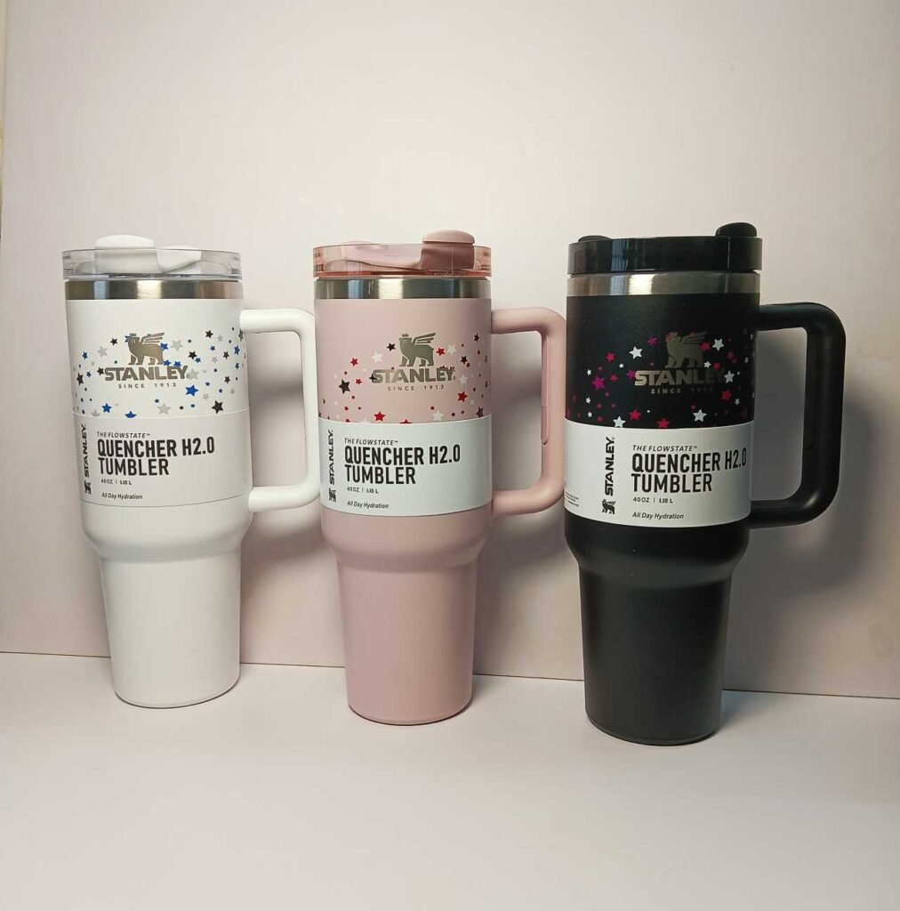 Stanley Quencher H2.0 Tumbler 1.18L/40oz- Stars Print OR Edition