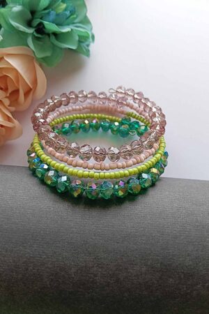 Berry Bliss Beaded Wrap Bracelet