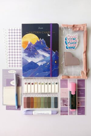 Lavender Mountains Stationery Set