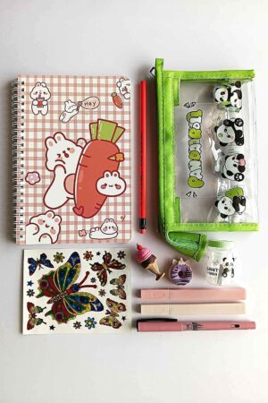 Red Carrot Bunny Notebook Set