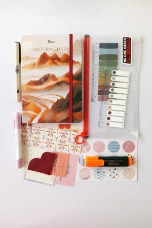 Crimson Mountains Stationery Set