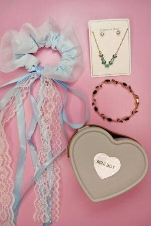 Tulip Bracelet Set: Anti-tarnish Crystal Floral Jewellery Set