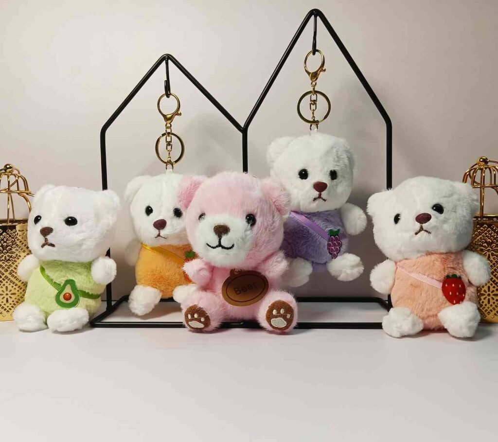 Teddy Bear Plush Keychains Bag Charms