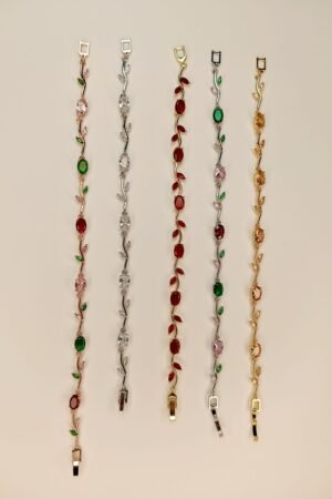 Tulip Bracelet: Anti-tarnish Crystal Floral Bracelet