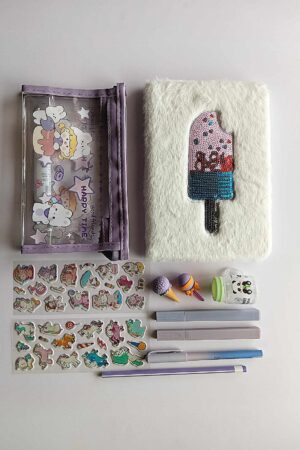 Snow Fur Ice Cream Notebook Set