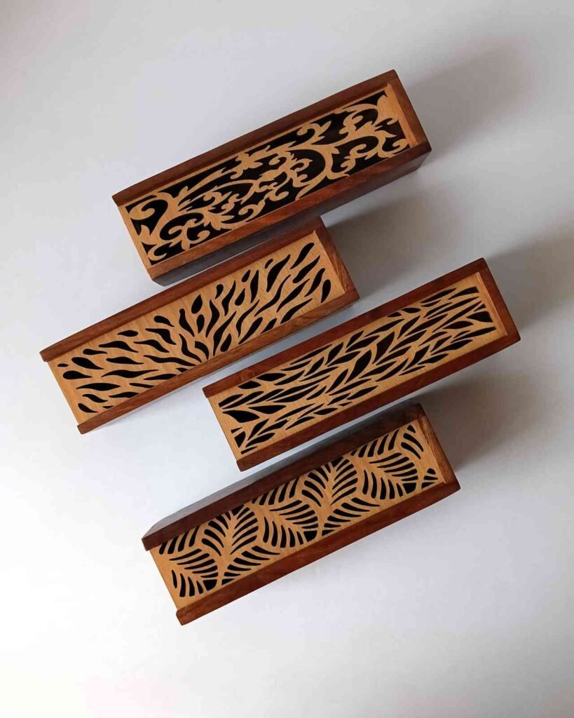 Handcrafted Wooden Pencil Box