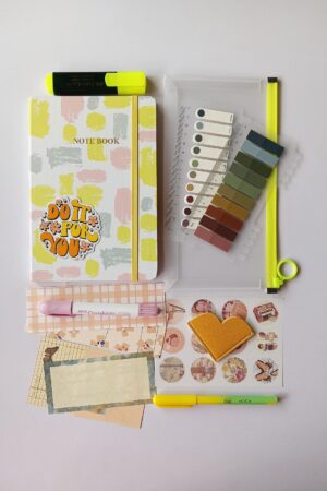 Yellow Fusion Stationery Set